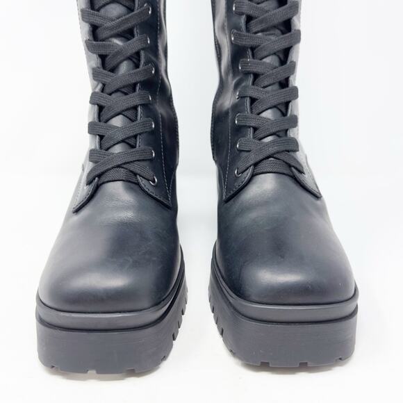 Miu Miu Black Military Combat Boots Size 41 - Picture 3 of 13